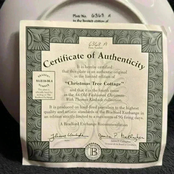 “Christmas Tree Cottage” by Thomas Kinkade - Picture 5 of 6